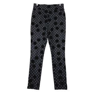 Versona Black Polka Dot Leggings Size S